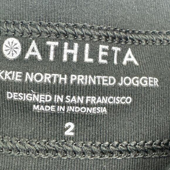 Athleta Trekkie North Printed Floral Lightweight Performance Joggers Women's 2 - Picture 5 of 7